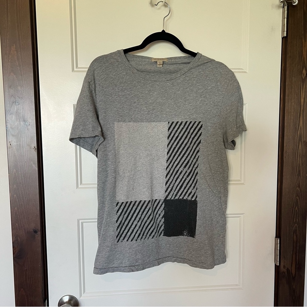 Burberry Gray Short Sleeve Tee
